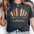 Idaho Teacher Shirt Everyone Is Welcome Here Inclusion Equality Protest Resist Idaho Teacher T-Shirts, Hoodie, Sweatshirt - T-Shirt, Sweatshirt, Hoodie