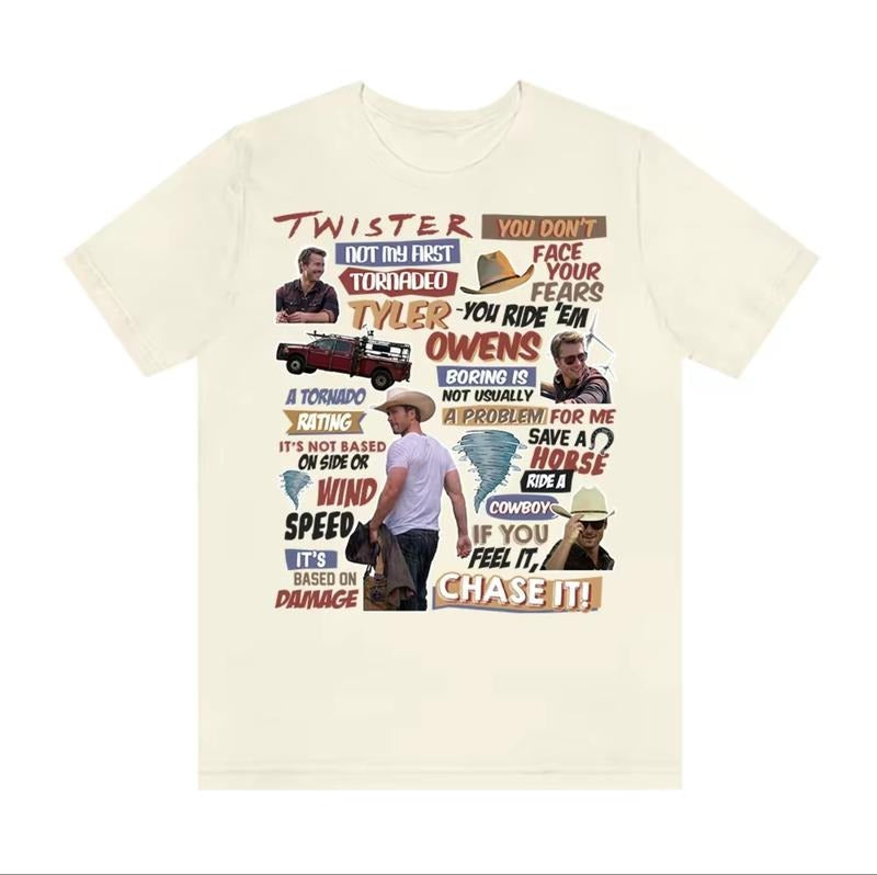 If You Feel Chase Tyler Owens Twisters Glen Powell Movie Lightweight Cotton Womenswear T-Shirts, Hoodie, Sweatshirt - T-Shirt, Sweatshirt, Hoodie