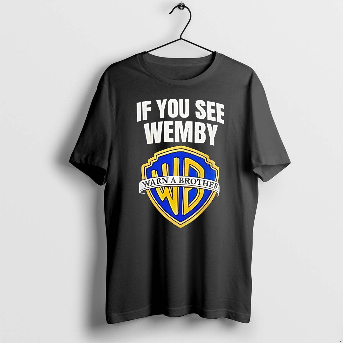 If You See Wemby Warn A Brother Spurs Tshirts Sweater Hoodie Jpg Unisex T-shirt, Sweatshirt, Hoodie, Long Sleeve Tee - T-Shirt, Sweatshirt, Hoodie