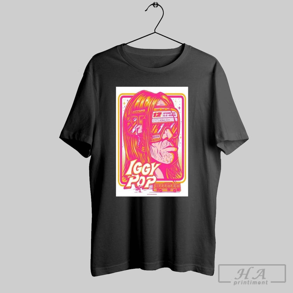 Iggy Pop Sept 12 2025 Buenos Aires Argentina Tour Poster Unisex T-shirt, Sweatshirt, Hoodie, Long Sleeve Tee - T-Shirt, Sweatshirt, Hoodie