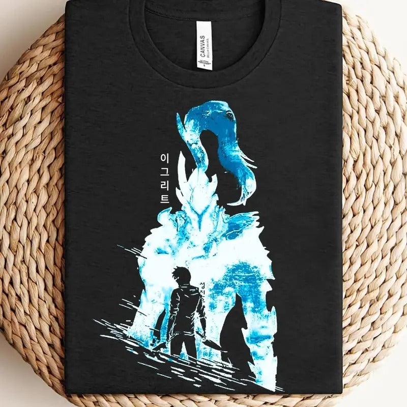 Igris Bloodred Shirt Solo Leveling Shirt Anime Shirt Anime Him GFt Her Otaku Shirts Japanese T-Shirts, Hoodie, Sweatshirt - T-Shirt, Sweatshirt, Hoodie