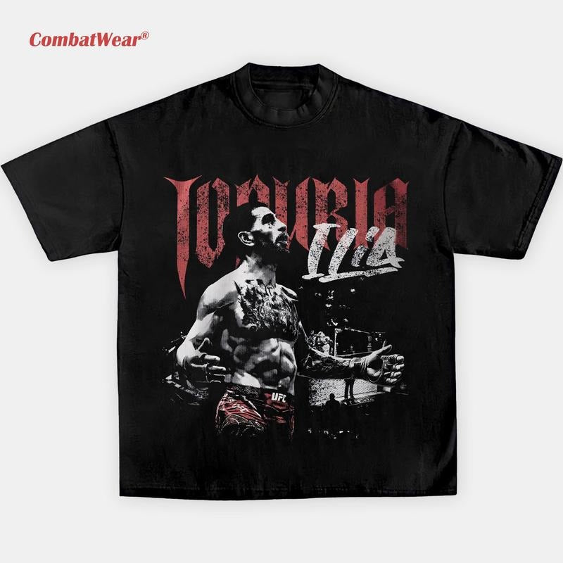 Ilia Topuria Vintage MMA Boxing UFC MMA Shirt Gym Fighters Sports T-Shirts, Hoodie, Sweatshirt - T-Shirt, Sweatshirt, Hoodie