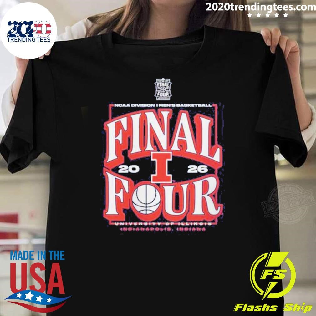 Illinois Fighting Illini Mens Basketball 2026 Ncaa Tournament Final Four Indiana Bound Shirt - T-Shirt, Sweatshirt, Hoodie