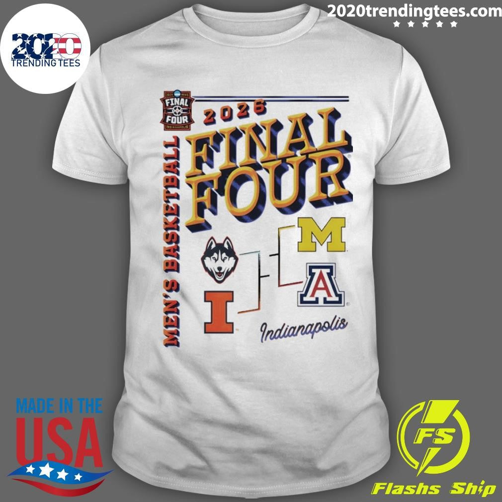 Illinois Huskey Michigan Arizona Basketball 2026 Final Four Shirt Unisex T-shirt, Sweatshirt, Hoodie, Long Sleeve Tee - T-Shirt, Sweatshirt, Hoodie