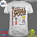 Illinois Huskey Michigan Arizona Basketball 2026 Final Four Shirt Unisex T-shirt, Sweatshirt, Hoodie, Long Sleeve Tee - T-Shirt, Sweatshirt, Hoodie