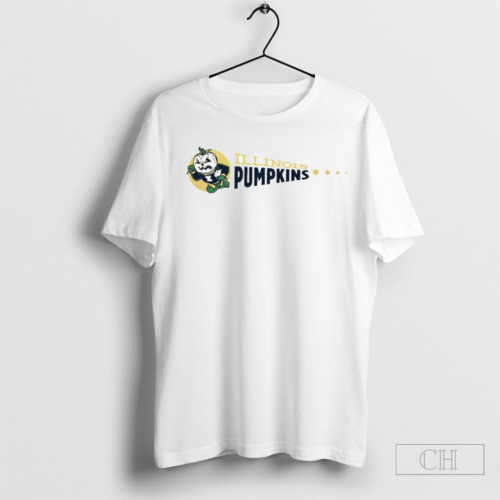Illinois Pumpkins Halloween Unisex T-shirt, Sweatshirt, Hoodie, Long Sleeve Tee - T-Shirt, Sweatshirt, Hoodie