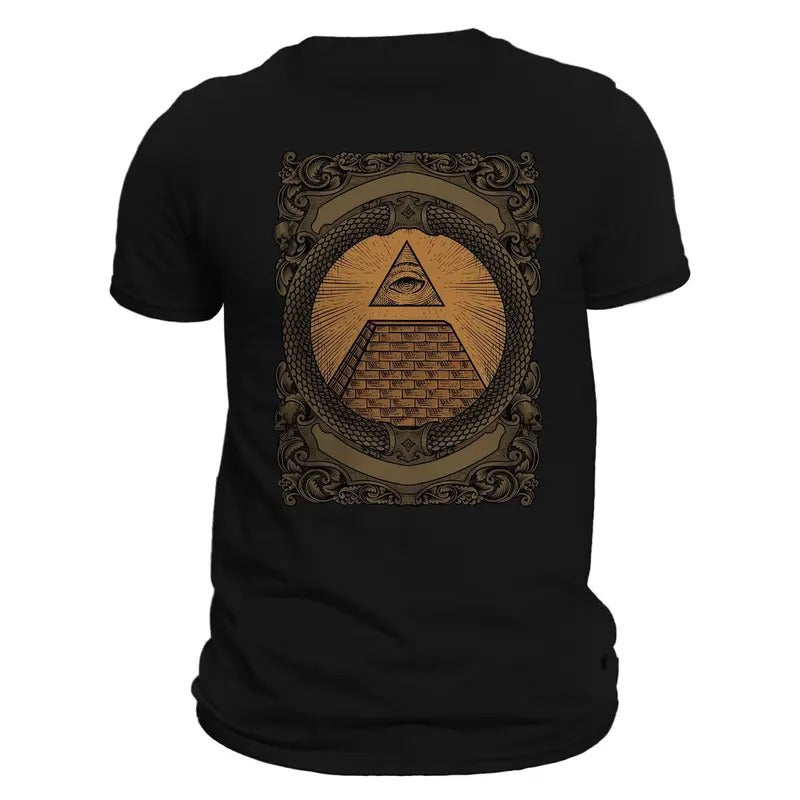 Illuminati Pyramid Engraved Casual T-Shirts, Hoodie, Sweatshirt - T-Shirt, Sweatshirt, Hoodie