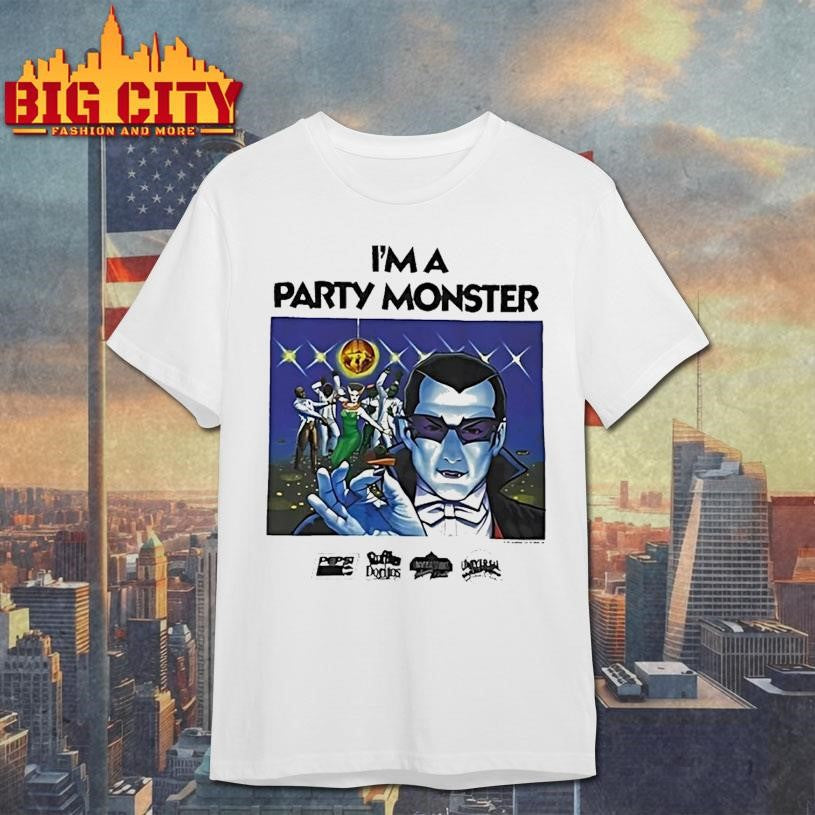 Im A Party Monster Dracula Universal Studios 1992 Shirt Unisex T-shirt, Sweatshirt, Hoodie, Long Sleeve Tee - T-Shirt, Sweatshirt, Hoodie