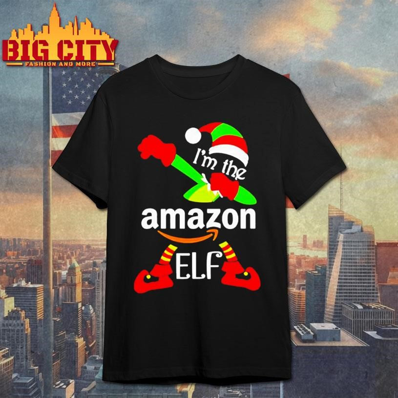 Im The Amazon Elf Christmas 2025 shirt Unisex T-shirt, Sweatshirt, Hoodie, Long Sleeve Tee - T-Shirt, Sweatshirt, Hoodie