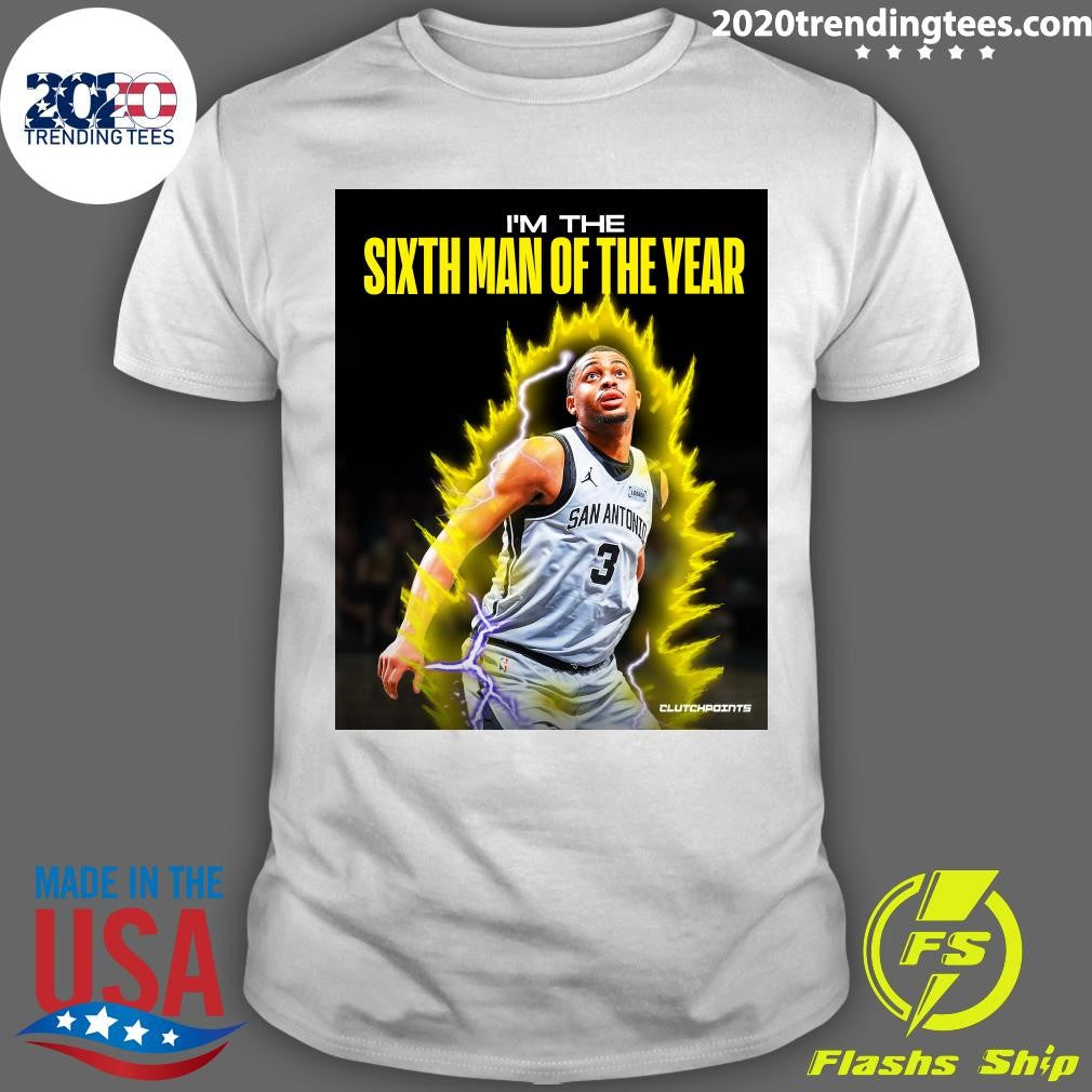 Im The Sixth Man Of The Year Keldon Johnson Shirt Unisex T-shirt, Sweatshirt, Hoodie, Long Sleeve Tee - T-Shirt, Sweatshirt, Hoodie