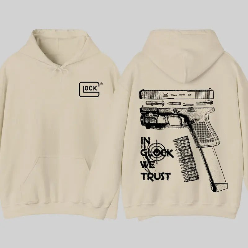 GLock We Trust Black Streetwear & Fit Long Sleeve T-Shirts, Hoodie, Sweatshirt - T-Shirt, Sweatshirt, Hoodie