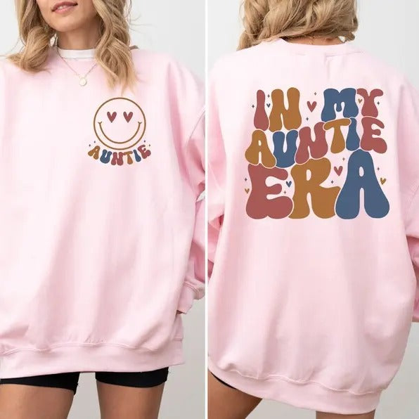 My Auntie Era Shirt Eras Cute Aunt Shirt Cool Aunt Shirt Auntie Xmas Shirt My Era Shirt Baby Announcement Aunt T-Shirts, Hoodie, Sweatshirt - T-Shirt, Sweatshirt, Hoodie