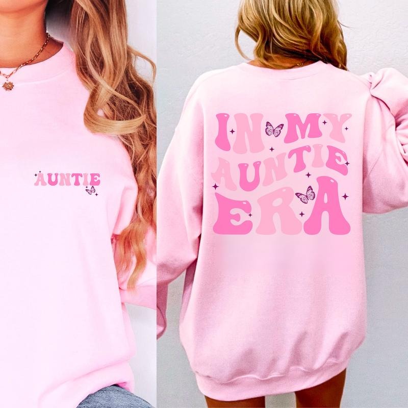 My Auntie Era Aunt Era Eras Shirt Aunt Shirt Retro Aunt Baby Announcement Aunt Funny Aunt T-Shirts, Hoodie, Sweatshirt - T-Shirt, Sweatshirt, Hoodie