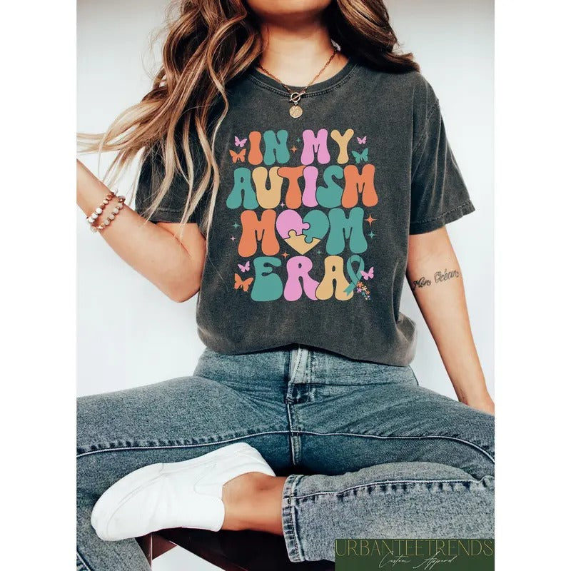 My Autism Mom Era Shirt Neurodiversity Mom Shirt Autism Awareness Autism Mama Shirt Mom T-Shirts, Hoodie, Sweatshirt - T-Shirt, Sweatshirt, Hoodie