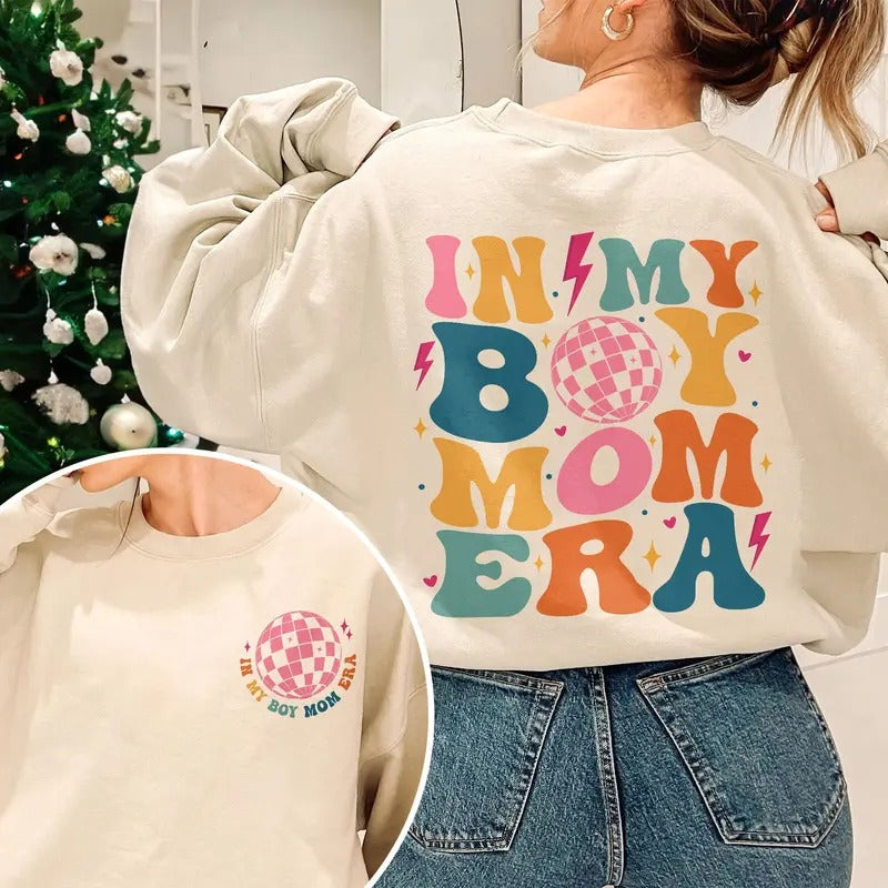 My Boy Mom Era Boy Mama Gender Reveal Sweat Boy Mom Era Shirt New Mom T-Shirts, Hoodie, Sweatshirt - T-Shirt, Sweatshirt, Hoodie