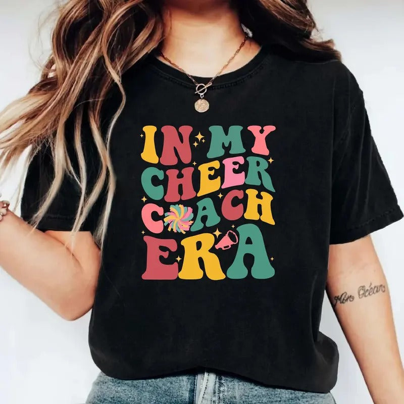 My Cheer Coach Era Shirt Cheerleading Cheer Coach Sport Lover Shirt Retro Cheerleader T-Shirts, Hoodie, Sweatshirt - T-Shirt, Sweatshirt, Hoodie