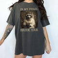 My Feral Bride Era Shirt Comfort Colors Feral Raccoon Bride Era Retro Funny Bride Raccoon Bride Bridal Meme Bride Be Casual Womenswear Tops Soft Cozy Fabric T-Shirts, Hoodie, Sweatshirt - T-Shirt, Sweatshirt, Hoodie