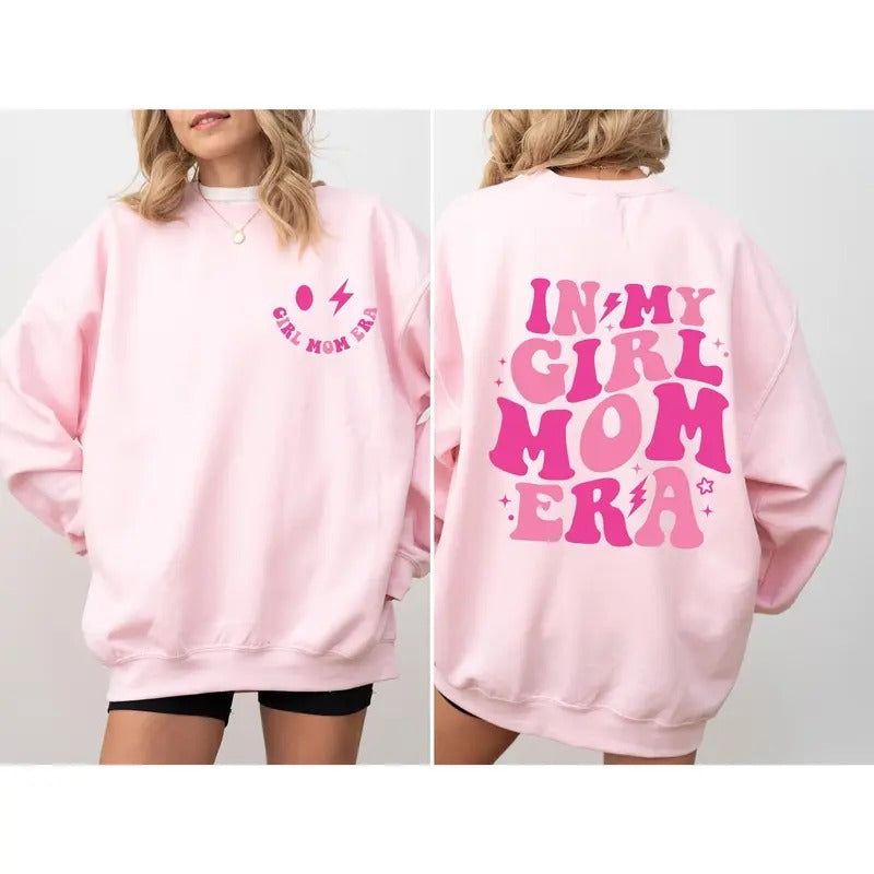 My Girl Mom Era Girl Mama Comfort Colors Girl Mom Club Girl Mom New Mom Gender Reveal Expecting Mom TK43GN T-Shirts, Hoodie, Sweatshirt - T-Shirt, Sweatshirt, Hoodie
