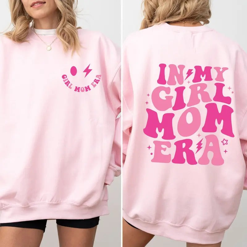 My Girl Mom Era Girl Mama Girl Mom Club Shirt Girl Mom New Mom Shirt Gender Reveal Expecting Mom T-Shirts, Hoodie, Sweatshirt - T-Shirt, Sweatshirt, Hoodie
