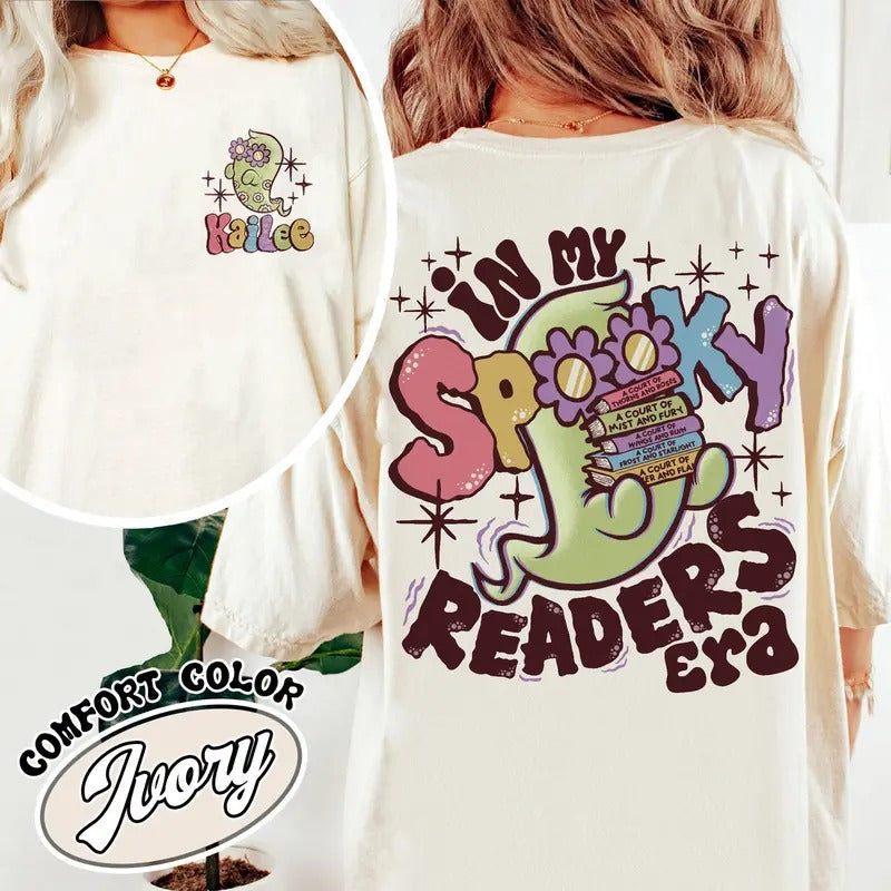 My Spooky Readers Era Comfort Colors Shirt Bookish Halloween Funny Reader Book Addict Bookish Her Dark Romance Book Lover T-Shirts, Hoodie, Sweatshirt - T-Shirt, Sweatshirt, Hoodie