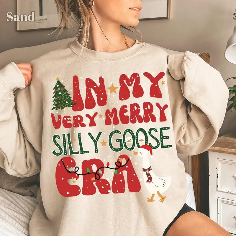 My Very Merry Silly Goose Era Shirt Silly Goose Funny Duck Lover Shirt Her Him T-Shirts, Hoodie, Sweatshirt - T-Shirt, Sweatshirt, Hoodie