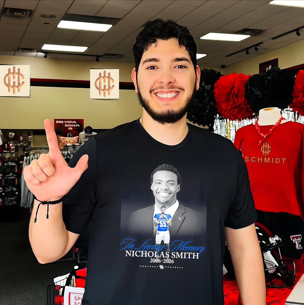 In loving memory of Nicholas Nic Smith University of Kentucky Wildcats 2006-2026 shirt Unisex T-shirt, Sweatshirt, Hoodie, Long Sleeve Tee - T-Shirt, Sweatshirt, Hoodie