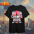 Indiana 2025 Big Ten Champs Bison Shirt Unisex T-shirt, Sweatshirt, Hoodie, Long Sleeve Tee - T-Shirt, Sweatshirt, Hoodie