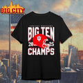 Indiana 2025 Big Ten Football Champs Shirt Unisex T-shirt, Sweatshirt, Hoodie, Long Sleeve Tee - T-Shirt, Sweatshirt, Hoodie