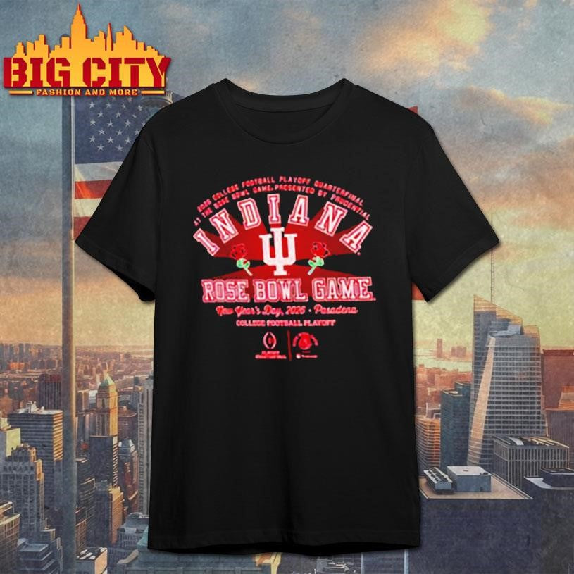Indiana Football 2026 Rose Bowl Game shirt Unisex T-shirt, Sweatshirt, Hoodie, Long Sleeve Tee - T-Shirt, Sweatshirt, Hoodie