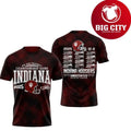 Indiana Undefeated Regular Season Big Ten Championship 2025 Two Sided Shirt Unisex T-shirt, Sweatshirt, Hoodie, Long Sleeve Tee - T-Shirt, Sweatshirt, Hoodie