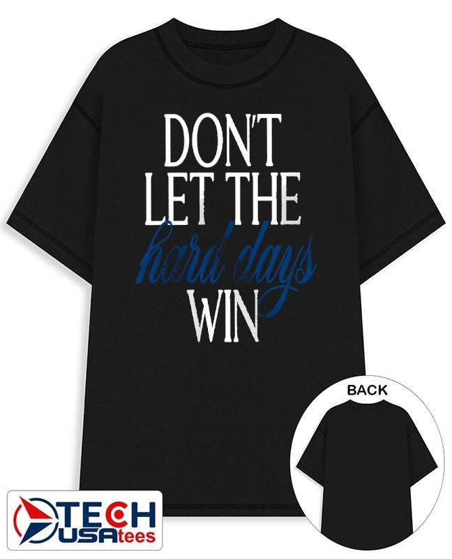 Indianapolis Colts Gameday dont let the hard days win shirt Unisex T-shirt, Sweatshirt, Hoodie, Long Sleeve Tee - T-Shirt, Sweatshirt, Hoodie