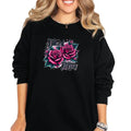 'Inked & Pretty' Goth Roses Grunge Retro Casual Comfort Skulls T-Shirts, Hoodie, Sweatshirt - T-Shirt, Sweatshirt, Hoodie