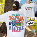 Inside Out 'S Okay Feel All Feels Shirt T-Shirts, Hoodie, Sweatshirt - T-Shirt, Sweatshirt, Hoodie