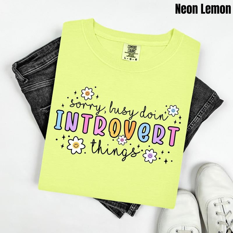 Introvert Things Comfort Colors 'NLB' T-Shirts, Hoodie, Sweatshirt - T-Shirt, Sweatshirt, Hoodie