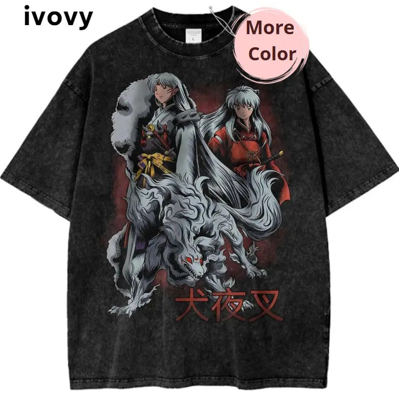 Inuyasha Sesshomaru Vintage Anime Fans & Collectors Anime Shirt Y2K Shirt Vintage Menswear T-Shirts, Hoodie, Sweatshirt - T-Shirt, Sweatshirt, Hoodie