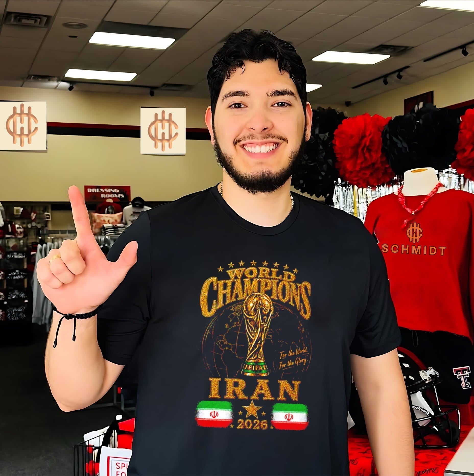 Iran 2026 World Champions For The World For The Glory shirt Unisex T-shirt, Sweatshirt, Hoodie, Long Sleeve Tee - T-Shirt, Sweatshirt, Hoodie