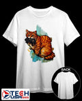Iran map orange tabby cat shirt Unisex T-shirt, Sweatshirt, Hoodie, Long Sleeve Tee - T-Shirt, Sweatshirt, Hoodie