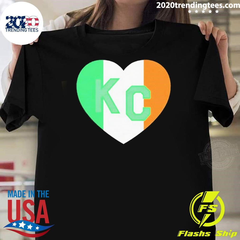 Ireland Kc Heart World Cup 2026 Shirt Unisex T-shirt, Sweatshirt, Hoodie, Long Sleeve Tee - T-Shirt, Sweatshirt, Hoodie