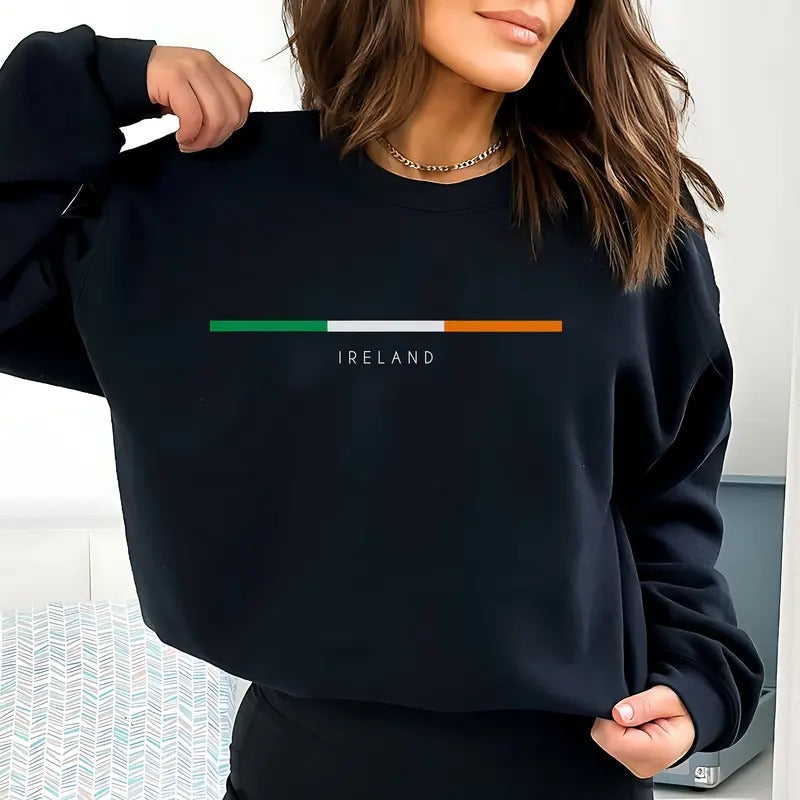 Ireland Minimalist Irish Flag Irish Flag Lover Top Irish Trip Europe Trip Shirt Eire Fan Soft Cotton Shirt Him Her T-Shirts, Hoodie, Sweatshirt - T-Shirt, Sweatshirt, Hoodie
