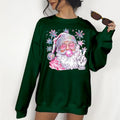 Iridescent Santa DTF Print T-Shirts, Hoodie, Sweatshirt - T-Shirt, Sweatshirt, Hoodie