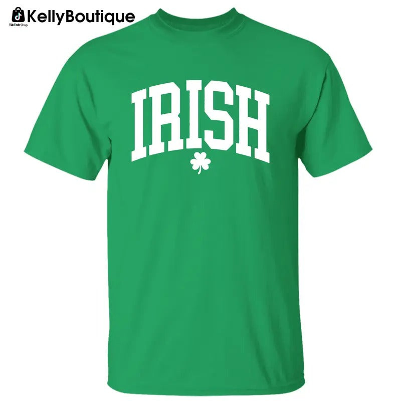 Irish Clover St Patrick'S Day Shamrock Printed Classic Cotton T-Shirts, Hoodie, Sweatshirt - T-Shirt, Sweatshirt, Hoodie