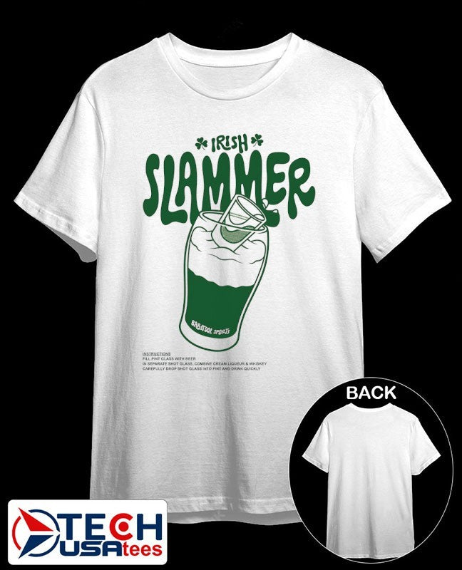 Irish Slammer St Patricks Day shirt Unisex T-shirt, Sweatshirt, Hoodie, Long Sleeve Tee - T-Shirt, Sweatshirt, Hoodie