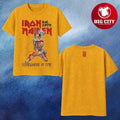 Iron Maiden Somewhere In Time Vintage Gold Two Sided Shirt Unisex T-shirt, Sweatshirt, Hoodie, Long Sleeve Tee - T-Shirt, Sweatshirt, Hoodie