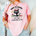 'S Fine I'M Fine Everything Is Fine Black Cat Teacher Shirt Funny Kindergarten Teacher Shirt Back School Shirt First Day School Womenswear T-Shirts, Hoodie, Sweatshirt - T-Shirt, Sweatshirt, Hoodie