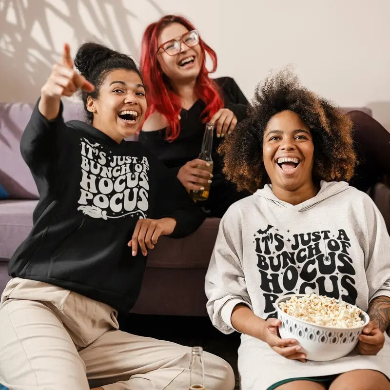 'S Just Bunch Hocus Pocus Hocus Pocus Retro Wavy Sanderson Sisters Hocus Pocus Halloween T-Shirts, Hoodie, Sweatshirt - T-Shirt, Sweatshirt, Hoodie