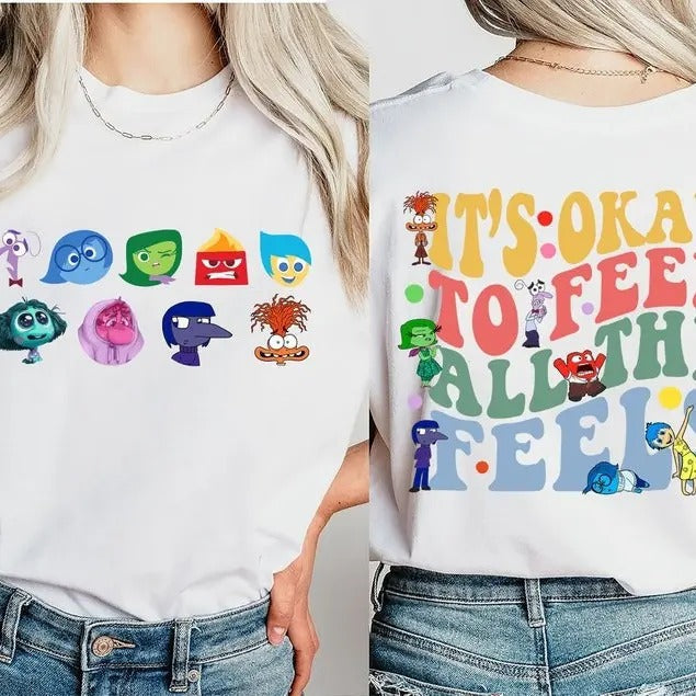 'S Okay Feel All Feels Shirt Mental Health Shirt Inclusion Shirt Speech Therapy Shirt BCBA Shirt Para Shirt T-Shirts, Hoodie, Sweatshirt - T-Shirt, Sweatshirt, Hoodie