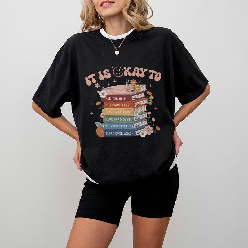'S Okay Shirt Mental Health Shirt School Counselor Shirt Mental Health Matters Counselor Positive Shirt Motivational Be Kind Shirt Kind Top T-Shirts, Hoodie, Sweatshirt - T-Shirt, Sweatshirt, Hoodie