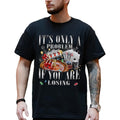 'S Only Problem If You Are Losing Shirt Funny Gambling Sarcastic Lucky Tops 90s Vintage Classic Cotton Menswear T-Shirts, Hoodie, Sweatshirt - T-Shirt, Sweatshirt, Hoodie