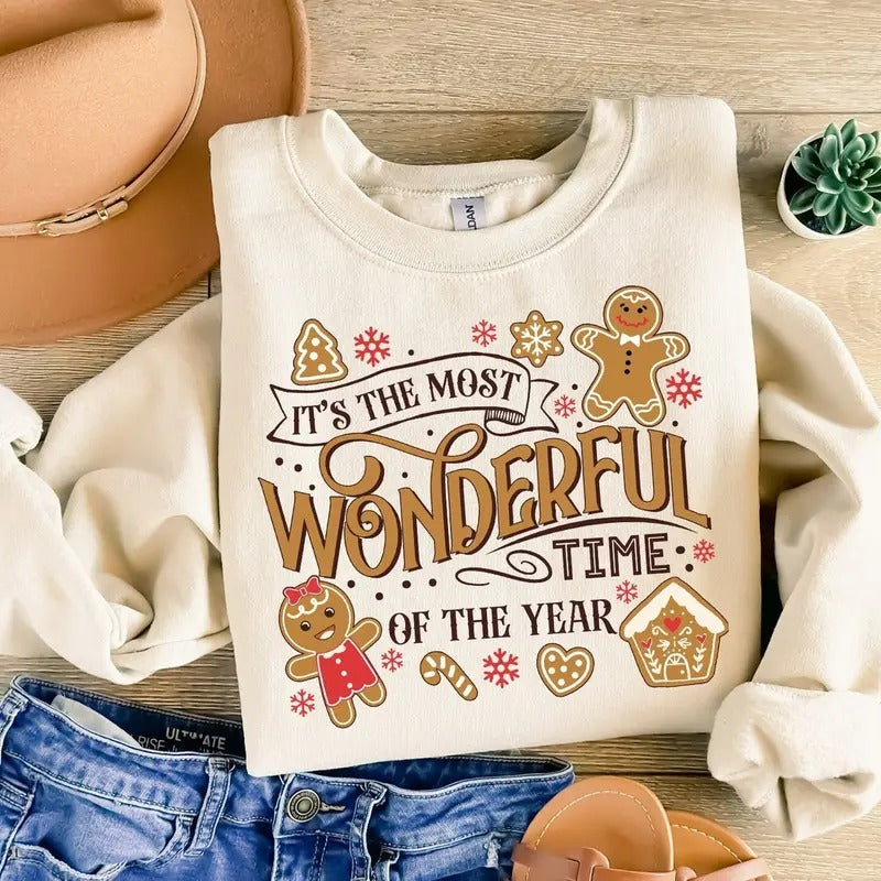'S Most Time Year Cute Gingerbread Xmas Gingerbread T-Shirts, Hoodie, Sweatshirt - T-Shirt, Sweatshirt, Hoodie