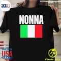 Italian Nonna Italy Flag Shirt Unisex T-shirt, Sweatshirt, Hoodie, Long Sleeve Tee - T-Shirt, Sweatshirt, Hoodie